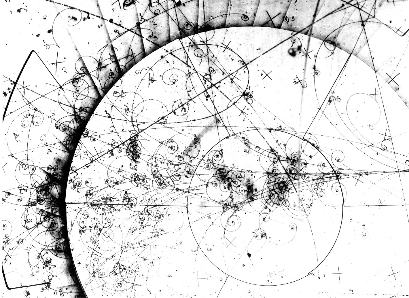 CERN particle collision spirals